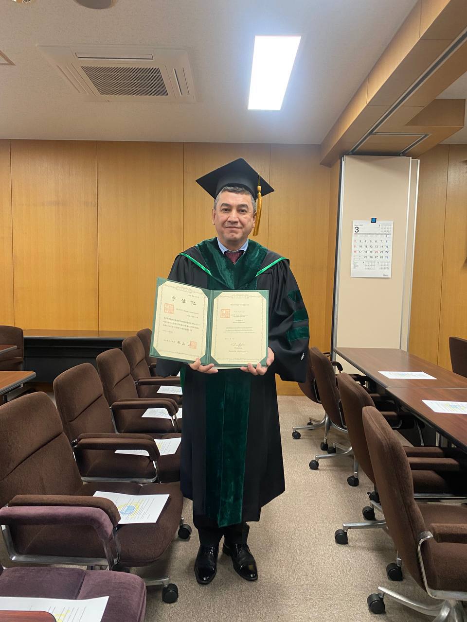 В Нагойском университете состоялась защита докторской диссертации профессора Актама Жалилова. В Нагойском университете состоялась защита докторской диссертации профессора Актама Жалилова.